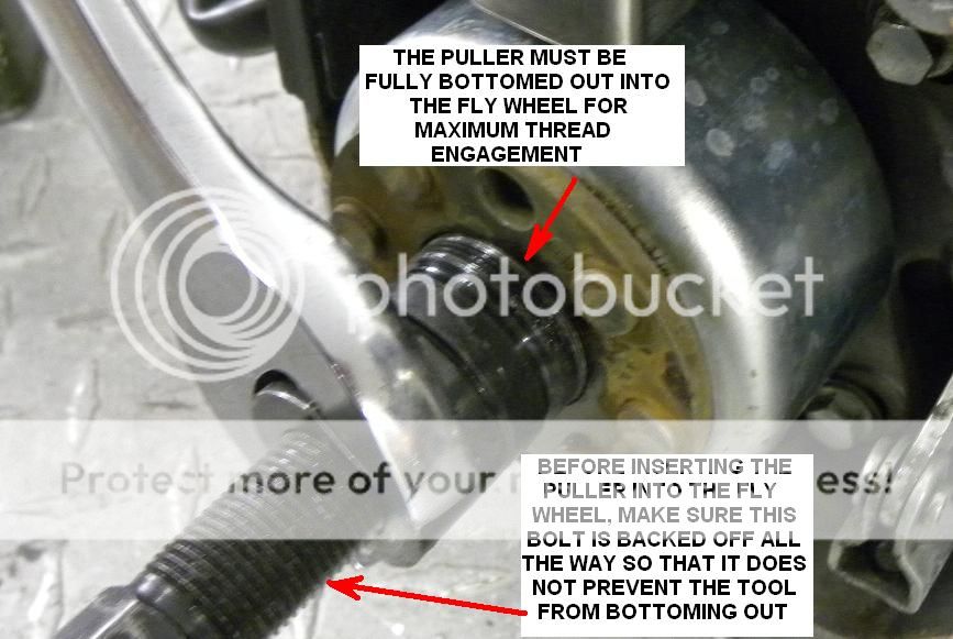 How to safely remove your dirt bike fly wheel. KX Guru Racing